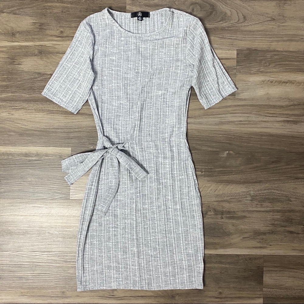 Grey Mini Dress Size 4